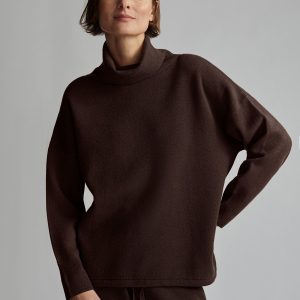 Yogamatters-Varley-Cavendish-Roll-Neck-Knit-Coffee-Bean-High-quality-designer-yoga-clothing-at-discounted-prices-online-sw0