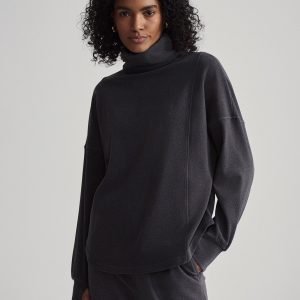 Yogamatters-Varley-Rainer-Roll-Neck-Midlayer-Black-Marl-High-quality-designer-yoga-clothing-at-discounted-prices-online-lp0