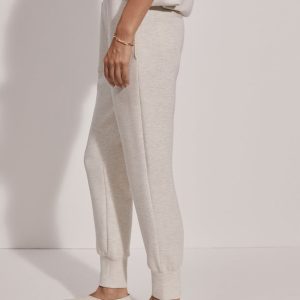 Yogamatters-Varley-The-Slim-Cuff-Pant-25-Ivory-Marl-High-quality-designer-yoga-clothing-at-discounted-prices-online-ut0